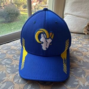 LA Rams New Era Blue and Yellow Fitted Cap, Size M/L